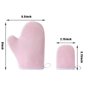 Personalizado NATURE BROWN Velvet Self-Tan Guante Sin rayas Sunless Bronzing Fake Tan Mitt Spray-On Cruelty-Free Uso femenino - Product Image 6