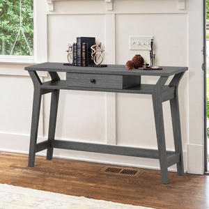 Meubles de salon modernes Combohome <span class=keywords><strong>Table</strong></span> d'appoint grise pour couloir <span class=keywords><strong>Table</strong></span> <span class=keywords><strong>console</strong></span> étroite en bois - Product Image 3