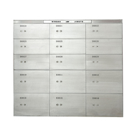 Conception personnalisée OEM Coffre-fort de sécurité et de sécurité Armoire de cachette Casier de dépôt bancaire Boîte d'acide en acier personnalisée en métal pour hôtel