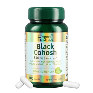 Kapsul ekstrak Cohosh Hitam 100 hitungan untuk dukungan alami keseimbangan Muslim, berkedip panas & penghilang keringat malam - Product Image 1