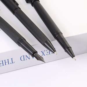 Stylo <span class=keywords><strong>de</strong></span> luxe <span class=keywords><strong>de</strong></span> haute qualité pour cadeau, <span class=keywords><strong>calligraphie</strong></span> exécutive, logo personnalisé, écriture 0,5 mm, matériau métallique, pointe en acier inoxydable, standard, finance - Product Image 2
