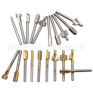 Juego de fresas HSS Mr Drill de 3,2 mm para máquina de grabado, 10 piezas, herramientas para trabajar la madera sin recubrimiento - Product Image 1