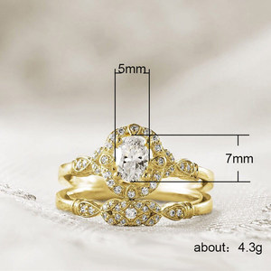 Elegante anello rotondo da donna con design scintillante intarsiato, gioielli alla moda per tutti i giorni - Product Image 5