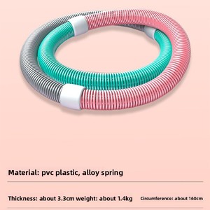 Aro de ejercicio físico para mujer, ajustable, suave, Primavera, círculos de <span class=keywords><strong>Fitness</strong></span>, cintura, peso adelgazante - Product Image 3