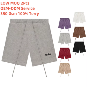 Pantalones Cortos Deportivos Personalizados con Logotipo para Hombre, Pantalones Cortos de Algodón French Terry de Gran Peso, Pantalones Cortos Oversize de Estilo Urbano Unisex TKAN865 - Product Image 1