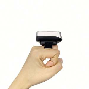 Lecteur de codes-barres sans fil portable en forme d'anneau, scanner laser 1D Bluetooth - Product Image 4