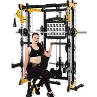 Machine Smith multifonctionnelle commerciale tout-en-un pour l'entraînement de force, les squats, les développés couchés, la musculation, l'équipement de fitness pour la salle de sport