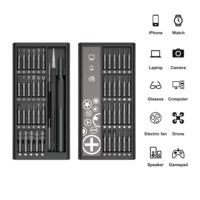 Set Obeng Presisi Baja 50-in-1 dengan Bit Magnetik Alat Perbaikan Elektronik Profesional OEM Dapat Disesuaikan