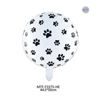 Balon Foil Bulat 18 Inch Grosir, Dekorasi Globos, Balon Helium Ulang Tahun, Balon Hewan, Balon Dinosaurus