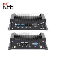 Ordinateur Mini Industriel KTB 322 Intel Core 6ème génération I3-6167U DDR4 16 Go 8*USB Barebone Mini PC Industriel Sans Ventilateur Advantech en Stock