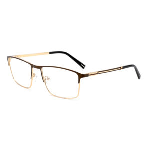 Kính mắt thời trang kim loại Robo Optics RTM3201 <span class=keywords><strong>2026</strong></span>, kiểu dáng chữ nhật dành cho nam, kính bảo vệ mắt khi sử dụng máy tính - Product Image 4