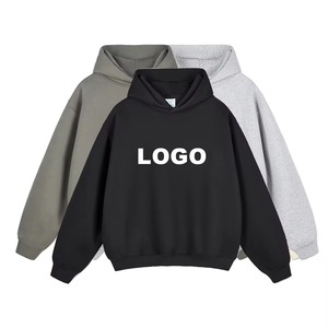 เสื้อฮู้ดดี้ผู้ชายผ้าฝ้ายคุณภาพ 350GSM ทรงโอเวอร์ไซส์ สั่งทำได้ ฮู้ดดี้แบบสวมหัว ยูนิเซ็กซ์  ฮู้ดดี้ผู้ชายทันสมัย - Product Image 1