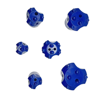 Foret conique rotatif pour forage de puits, 7 boutons, 32mm 34mm 36mm, en acier au carbone forgé, outil de forage haute performance