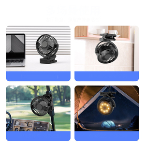 12000mAh Rechargeable 6 Inch Magnetic Clip Fan Durable 360 Degree Rotating Mini Table USB Fans - Product Image 2