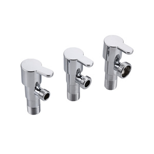Robinet d'angle en acier inoxydable G3/8 15mm pour raccordement de robinet d'eau de salle de bain ou de cuisine - Product Image 4