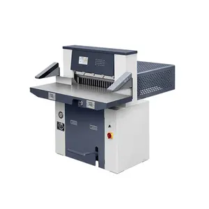 उच्च दक्षता वाली औद्योगिक गिलोटिन पेपर काटने की मशीन a4 पेपर काटने और पैकिंग इलेक्ट्रिक पेपर काटने की मशीन