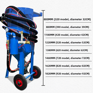 Jateamento Máquina Móvel Jateamento tanque Grande Veículo e Navio Remodelação Remoção De Ferrugem, Jateamento Contínuo - Product Image 4