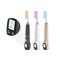 4in1 고주파 피부 관리기 휴대용 LCD 화면 여드름 케어 안티에이징 페이셜 봉