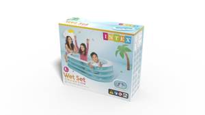 <span class=keywords><strong>Intex</strong></span> 57482 Piscina inflable de jardín para niños al aire libre Piscina de baño <span class=keywords><strong>ovalada</strong></span> con herramientas y accesorios duraderos - Product Image 5