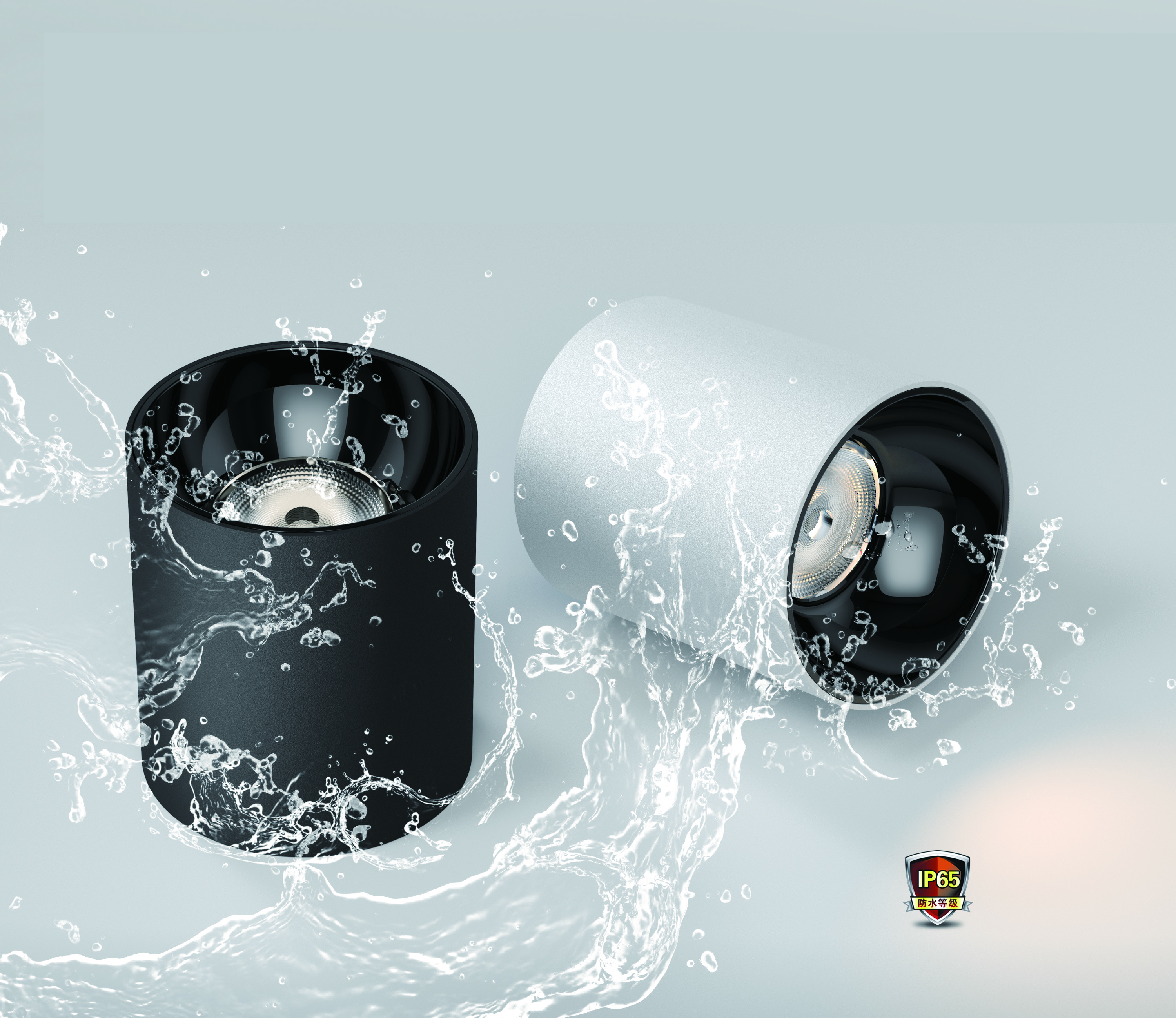 Потолочные светильники для ванной комнаты, светодиодные светильники Ip65, водонепроницаемость, поверхностное крепление Ip44, Настенный алюминиевый AC 85-265V CH-SD430-3 D115x150mm