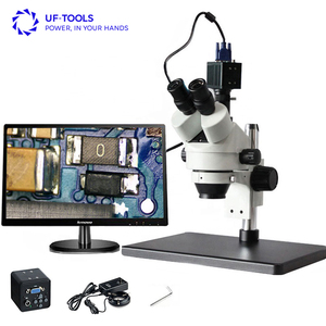 High Precision 6.7X-45X Zoom Optical Stereo <strong>Microscope</strong> Binocular Drawtube LED Light OEM Customizable Industrial <strong>Biology</strong> Research - Product Image 2