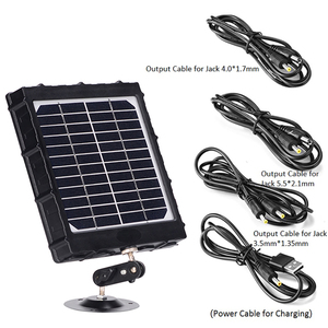 Power <span class=keywords><strong>Bank</strong></span> Solare Impermeabile IP66 con Batteria da 8000mAh per Fotocamera da Caccia e Sicurezza, Kit di Alimentazione Solare 6V 9V 12V - Product Image 4