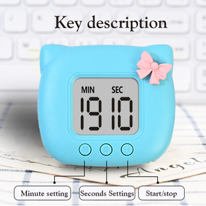 Reloj contador Manual Digital de pantalla grande respetuoso con el medio ambiente, alimentado por batería temporizador, cocina, función de alarma, plástico electrónico - Product Image 4