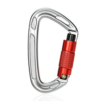 Mousqueton 24kN certifié UIAA CE, robuste, à verrouillage automatique, pour travaux en hauteur, escalade, abeillesserie et sauvetage