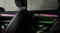 Iluminación Ambiental SQ5 de 64 Colores para Audi Q5 FY 2018-2025, Kit de Actualización de Luces LED Interiores para Automóvil, Control de Pantalla MMI