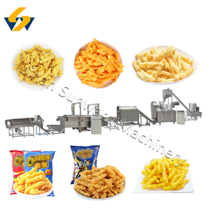 Cheetos Extrusora Planta Snack Maquinaria Chips Kurkure Banane Ki Máquina Fabricante Equipo Hecho en China - Product Image 3