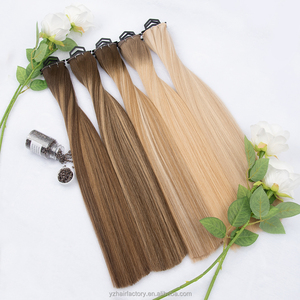 ผมต่อแบบซ่อนรอยต่อสองชั้น Genius Weft Double Drawn แท้ 100% ผมมนุษย์ รัสเซีย ยุโรป Remy แบบ Butterfly Weft พร้อมรู - Product Image 2