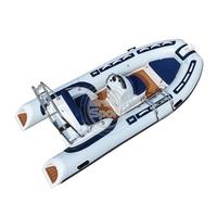 Bateau semi-rigide à double coque en V profond 480 16 pieds avec coque en aluminium pour activités de surf en extérieur