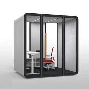 Cabines de bureau insonorisées au design moderne en acier pour immeubles de bureaux et postes de travail de streaming en direct dans salles de piano ou appartements - Product Image 1