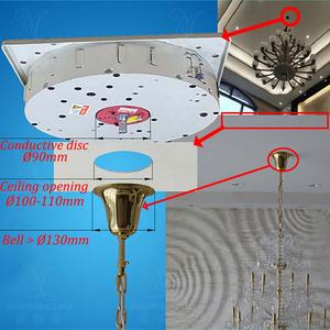 Sistema de elevación de araña de 160KG 6M 220V 110V cabrestante eléctrico elevador de araña para motor de lámpara grande elevador de araña eléctrico - Product Image 4