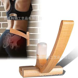 Estirador Lumbar de Madera Ky41, Soporte para Cintura y Columna Vertebral, Equipo para Ejercicios de Estiramiento de Cadera - Product Image 2