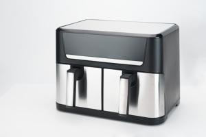 Friteuse à air freidora de aire de meilleure qualité 6L + 6L en acier inoxydable Appareil de cuisine pour maison intelligente Vente en gros Friteuses à air numériques électriques - Product Image 3