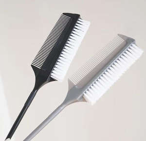 <span class=keywords><strong>Brosse</strong></span> à cheveux en plastique à double face pour le nettoyage des dents fines, style latin, ballroom, <span class=keywords><strong>ballet</strong></span>, compétition, forme en spirale, usage domestique, mode - Product Image 2