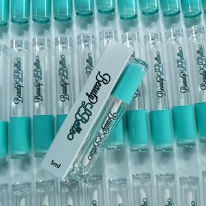 LOGO Tùy Chỉnh Thấp MOQ 100 Cái Nhãn Hiệu Riêng 5Ml Transparent Lip Glaze Ống Lipgloss Ống Lip Gloss Container Với Wand - Product Image 5