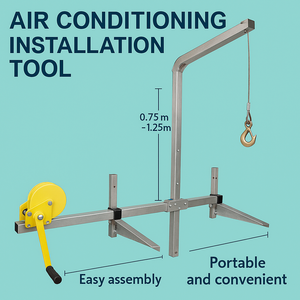 30m Small Crane New Outdoor Unit Hoisting Construction <strong>Hoist</strong> for Home Use Easy Operation Air Conditioner 380v Wire Rope Sling - Product Image 2