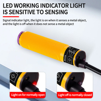 Sensor Fotoeléctrico de Reflexión Difusa DC6-36V, PNP/NPN NO/NC, Sensor Inteligente de Proximidad Fotoeléctrico de Barrera