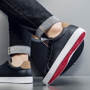 Nouvelles baskets minimalistes de style coréen pour hommes, respirantes, blanches, décontractées - Product Image 6