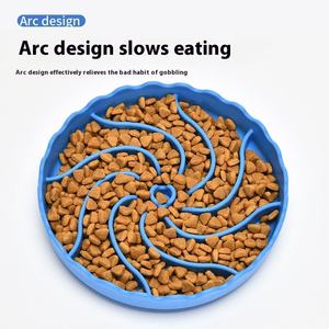 Ciotola Antiscivolo per Cani con Logo Personalizzato, Design per Alimentazione Lenta, Prodotto in Silicone per Animali Domestici, per un'Alimentazione Sana - Product Image 3