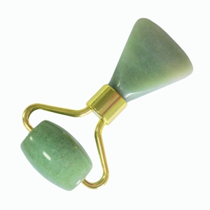 Rouleau de massage facial en aventurine en forme de queue de poisson, outil de lifting et de massage Gua Sha pour le visage - Product Image 5