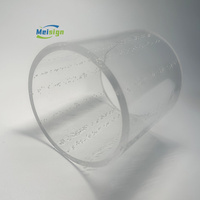 Tube en acrylique transparent extrudé