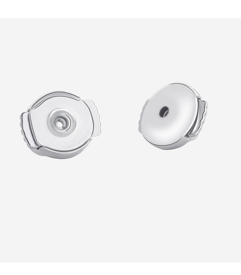 Real Solid 18K Gold Earring Backs Stopper AU750 Earrings Post Back Fine  Jewelry DIY Jewelry Accessories