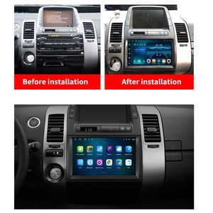 Autoradio 9 pouces Krando pour <span class=keywords><strong>Toyota</strong></span> <span class=keywords><strong>Prius</strong></span> 2 2003-2009 Unité principale Android Navigation GPS CarPlay sans fil DSP 4G Carte SIM Autoradio - Product Image 2