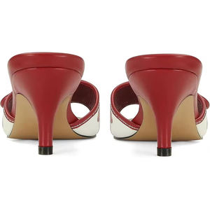 <span class=keywords><strong>Sandali</strong></span> da Donna con <span class=keywords><strong>Tacco</strong></span> <span class=keywords><strong>Basso</strong></span>, Punta Quadrata e Fibbia a Ciliegia Personalizzabili con Logo - Product Image 2