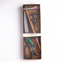 Kit de couture professionnel en acier inoxydable de 10 pouces, ciseaux de tailleur, kits de couture, ciseaux à broder pour les ateliers de tricot