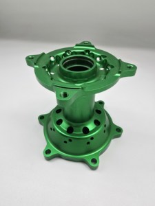 Piezas de Aluminio para Automóviles, Piezas de Motocicleta de Alta Precisión CNC, Buje de Rueda Anodizado en Color Personalizado - Product Image 3