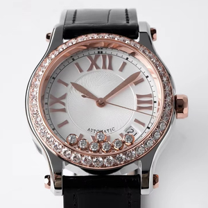 Elegantes Relojes Mecánicos de Acero Inoxidable con Diamantes Rodantes, Exclusivos para Damas, Tendencia de Moda Retro y Alegre - Product Image 5